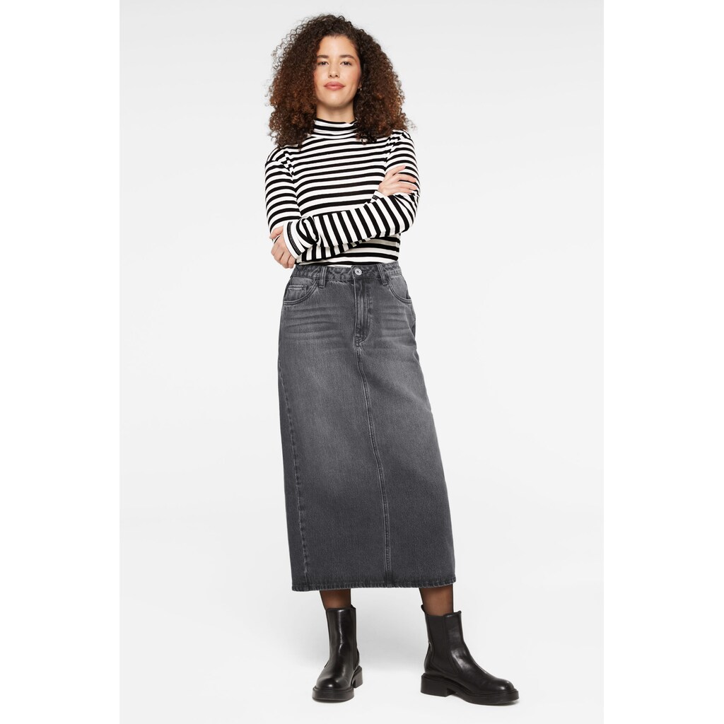 SENSES.THE LABEL Jeansrock mit Gehschlitz