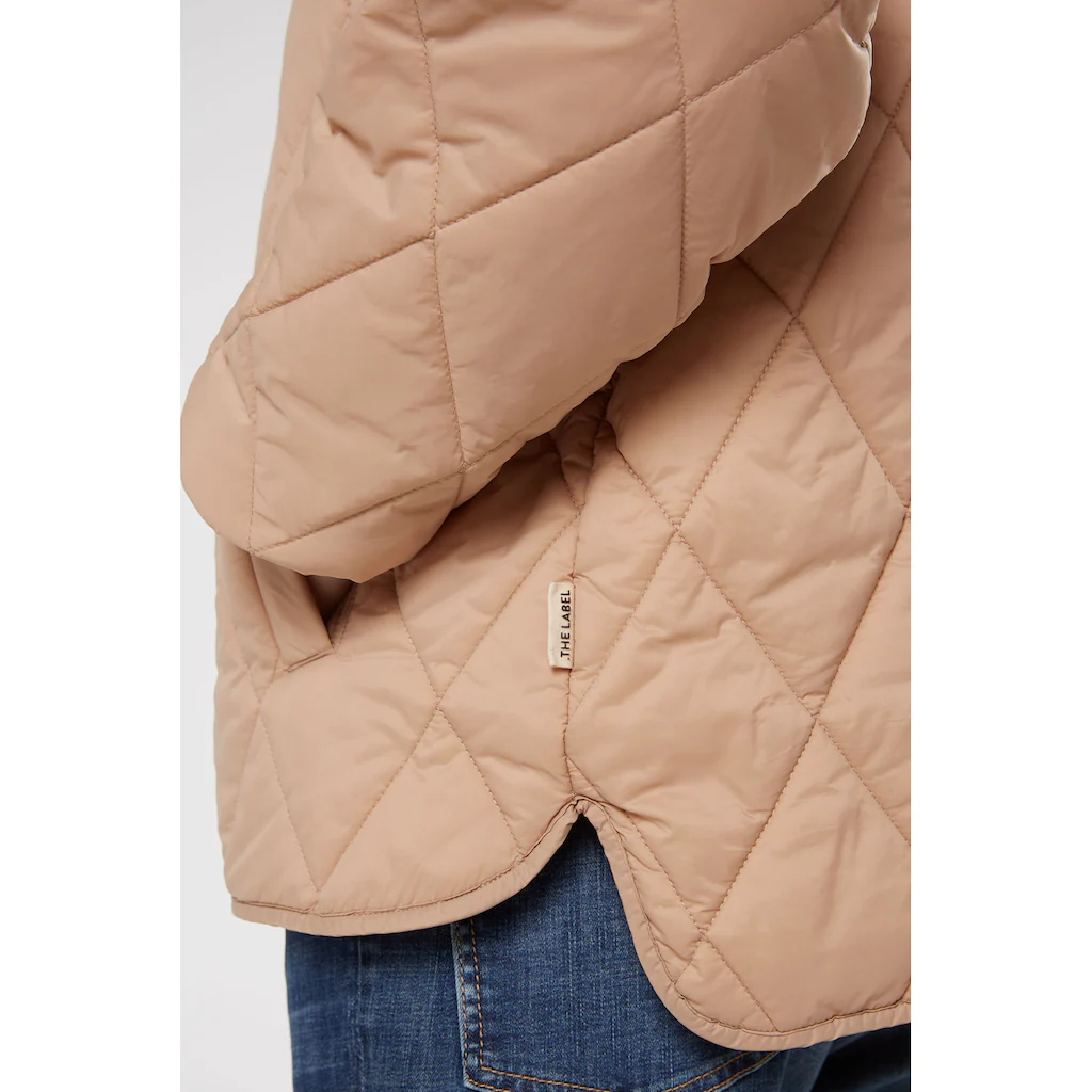 SENSES.THE LABEL Outdoorjacke Ohne Kapuze Mit Elastikbündchen