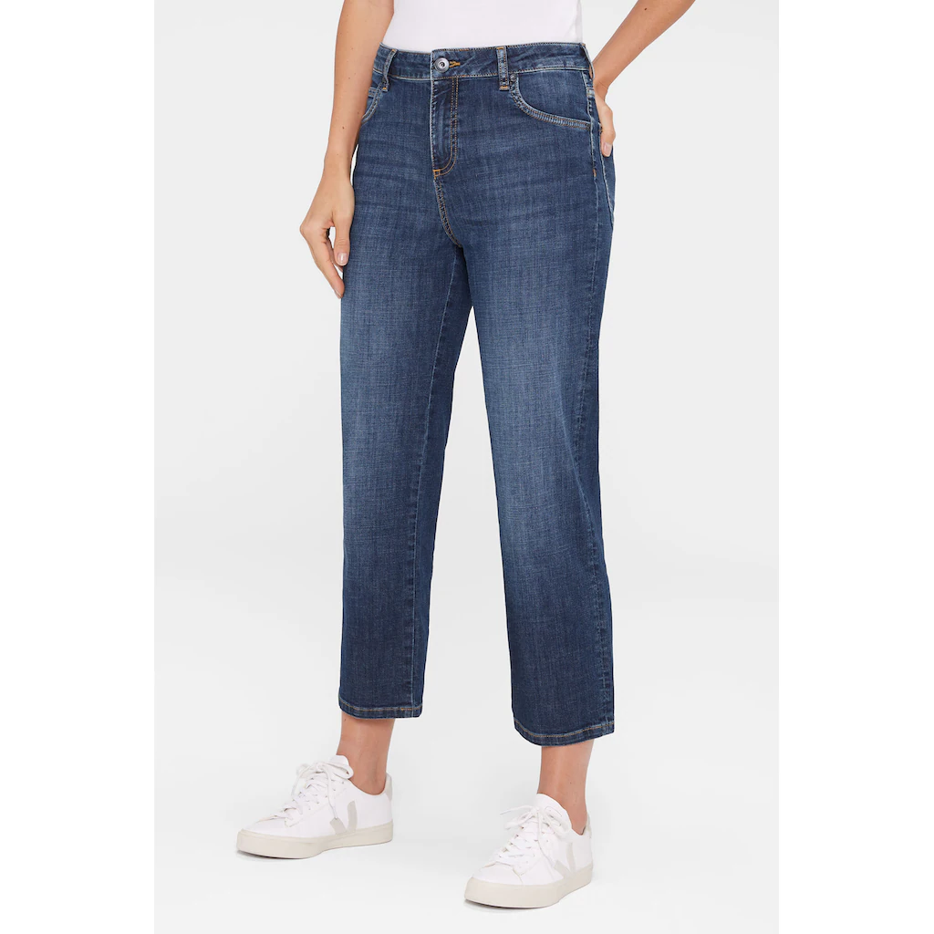 SENSES.THE LABEL Regular-fit-Jeans mit hoher Leibhöhe