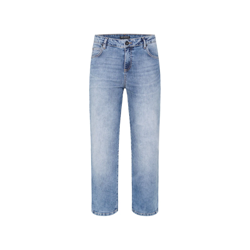 SENSES.THE LABEL Regular-fit-Jeans Mit Verkürztem Bein