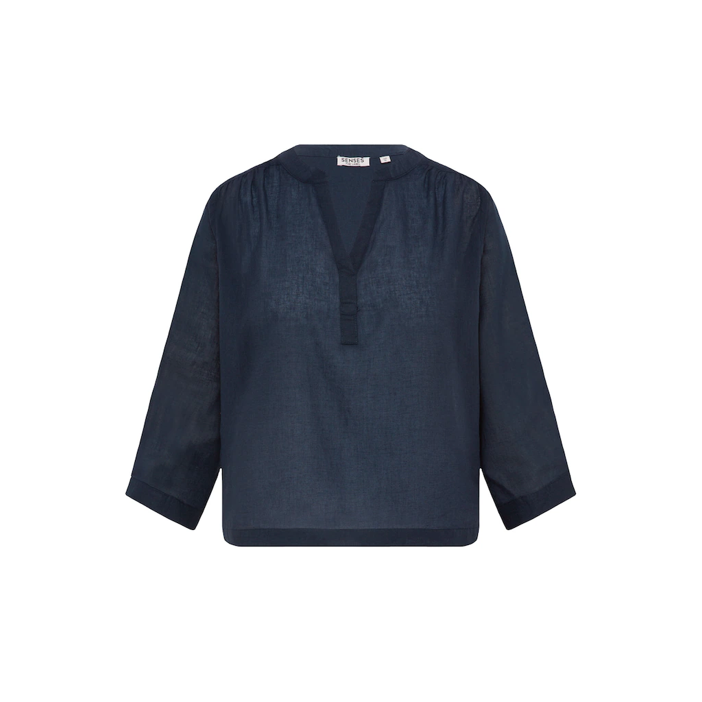SENSES.THE LABEL Schlupfbluse Mit Tunika Ausschnitt