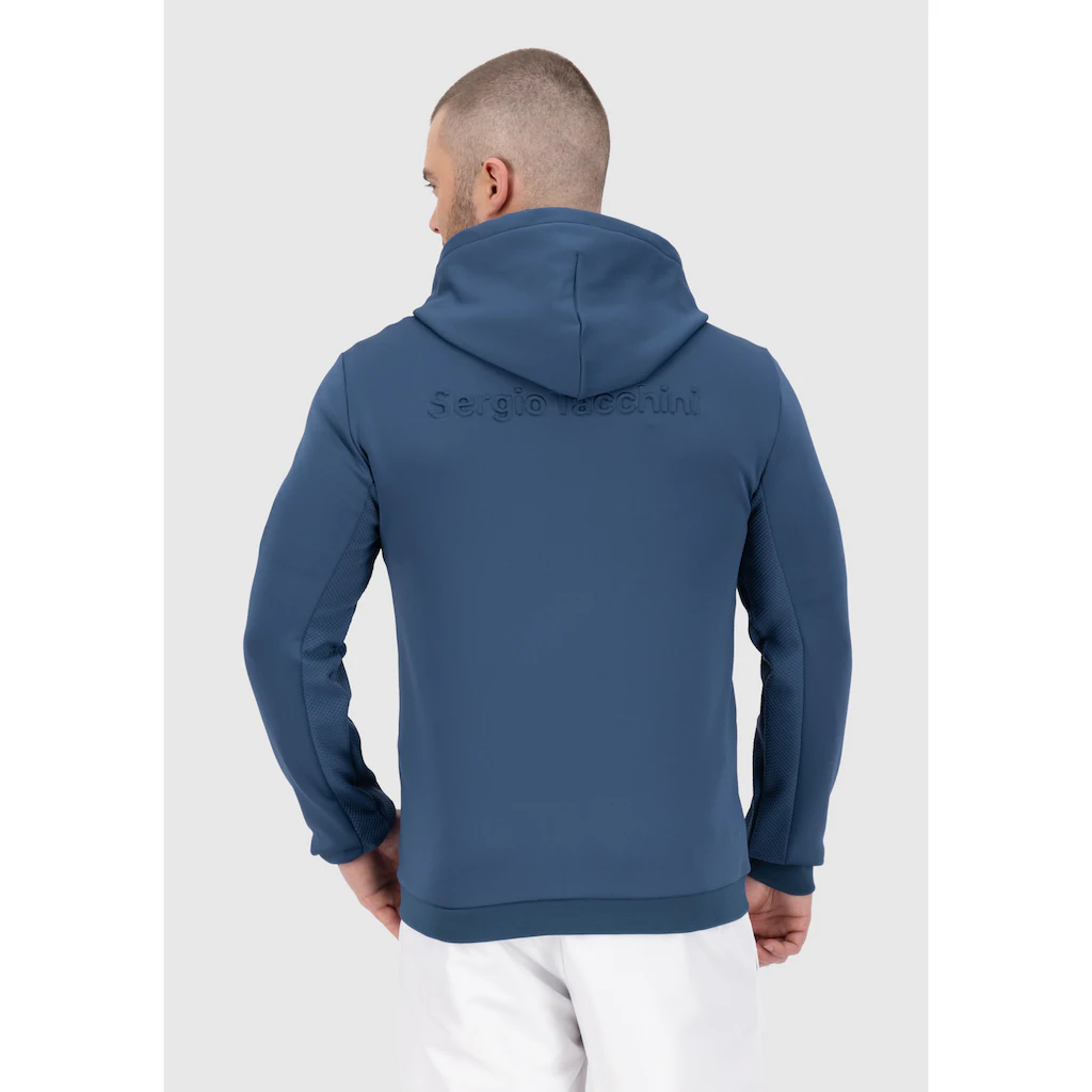 Sergio Tacchini Trainingsjacke »MAJONG HOODIE TRACKTOP Herren« Mit Kapuze Trainingsjacke Herren Leichte Jacke Retro Sportjacke Outdoor Sale