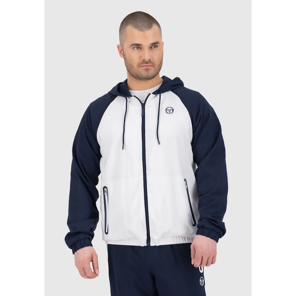 Sergio Tacchini Trainingsjacke »RISPECCHIO TRACK JACKET Herren« Mit Kapuze Trainingsjacke Herren Leichte Jacke Retro Sportjacke Outdoor Sale