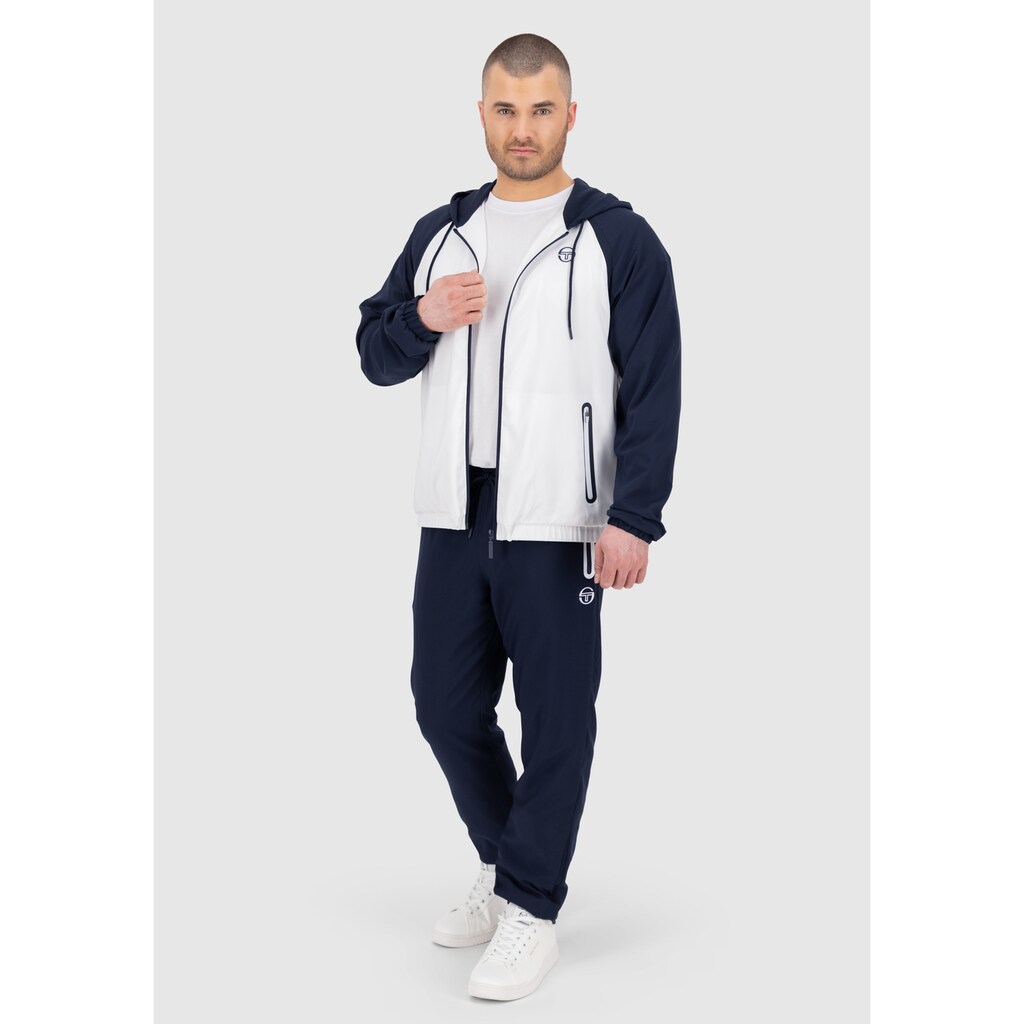 Sergio Tacchini Trainingsjacke »RISPECCHIO TRACK JACKET Herren« Mit Kapuze Trainingsjacke Herren Leichte Jacke Retro Sportjacke Outdoor Sale