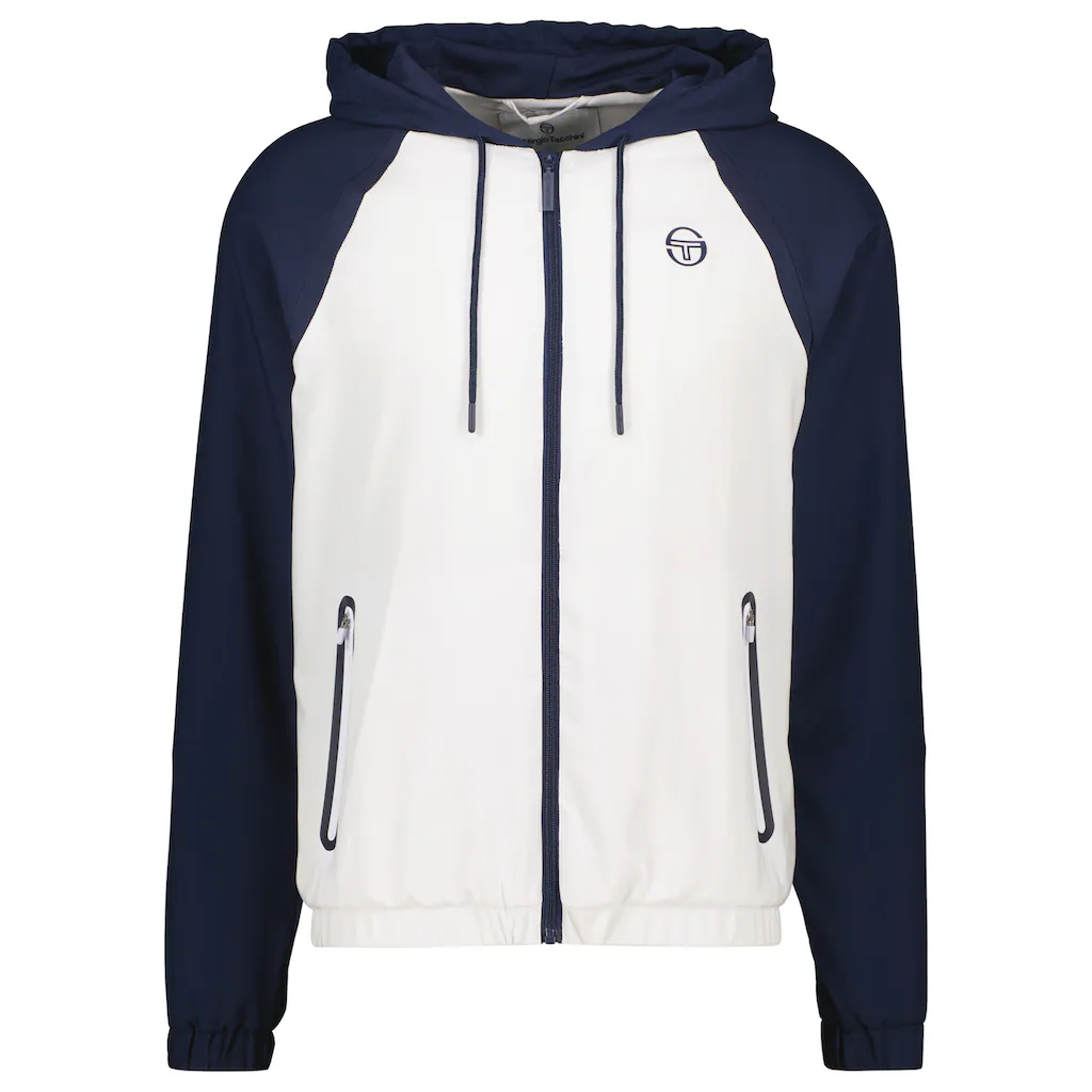 Sergio Tacchini Trainingsjacke »RISPECCHIO TRACK JACKET Herren« mit Kapuze Trainingsjacke Herren leichte Jacke Retro Sportjacke Outdoor Sale