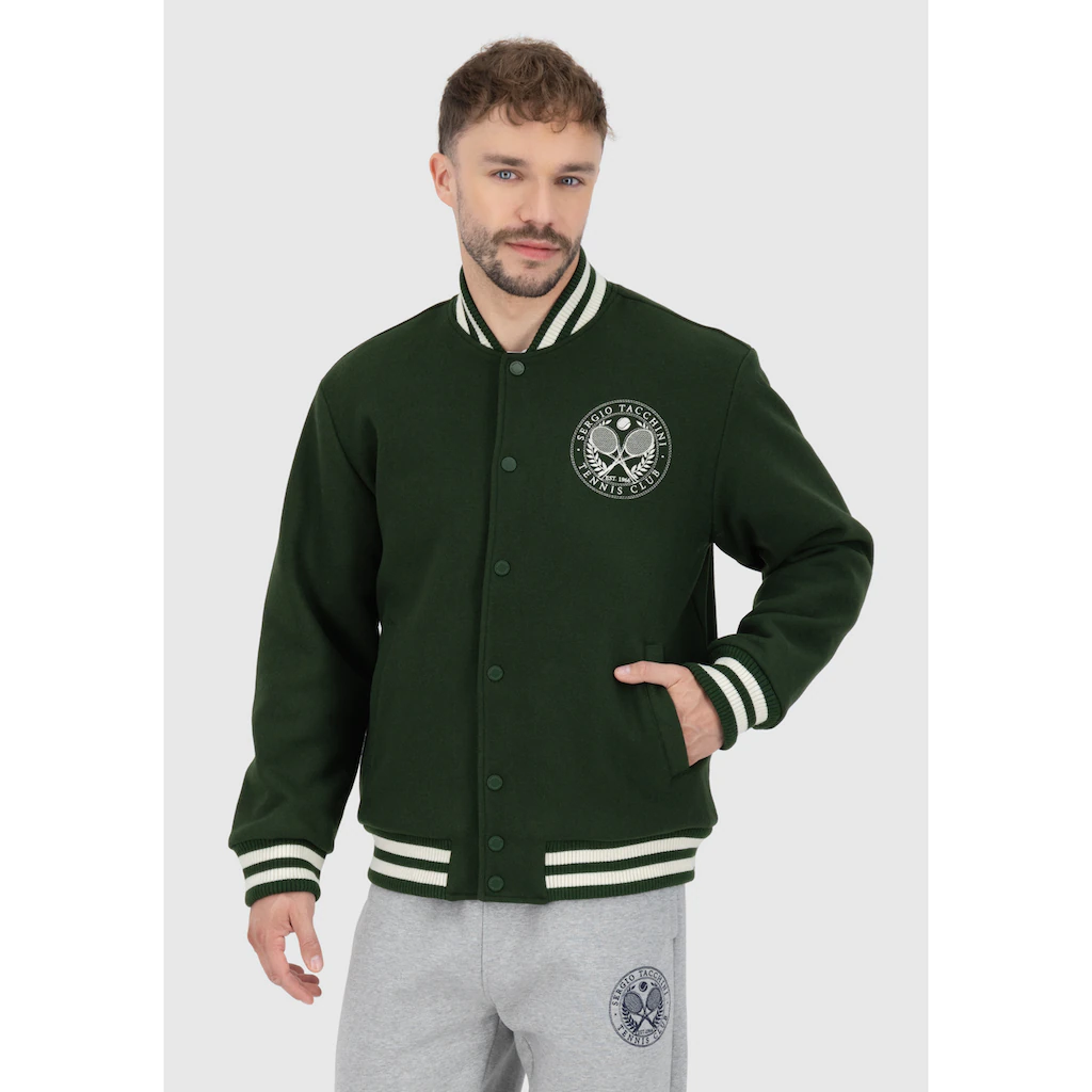 Sergio Tacchini Wolljacke »CIRCOLO COACH JACKET Herren« Ohne Kapuze Übergangsjacke Herren Filzjacke Fleece Sportlich Outdoor Retro ▷ Kaufen