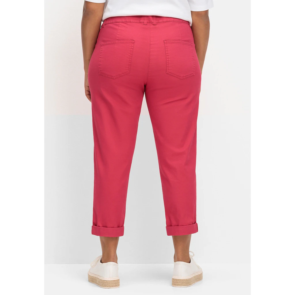 Sheego 7/8-Hose »Große Größen« In Baumwoll-Stretch-Qualität