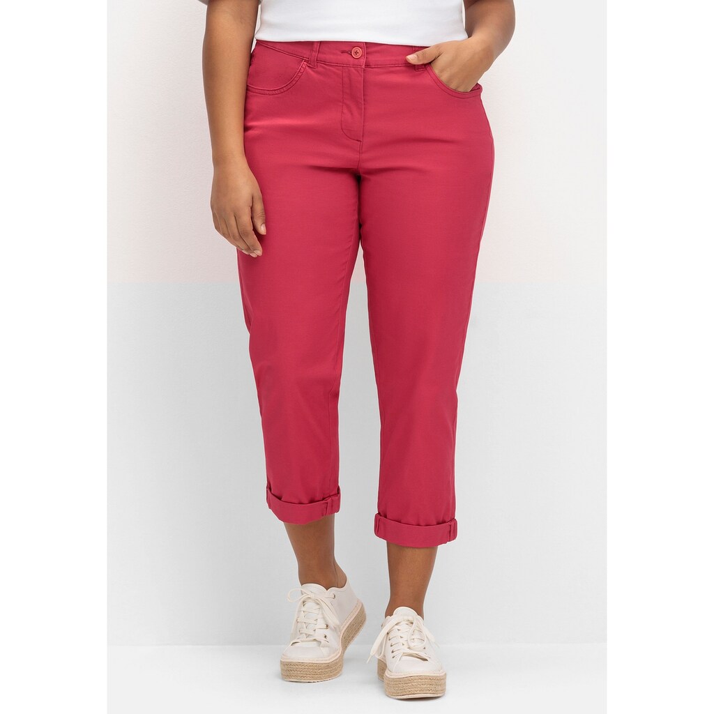 Sheego 7/8-Hose »Große Größen« In Baumwoll-Stretch-Qualität