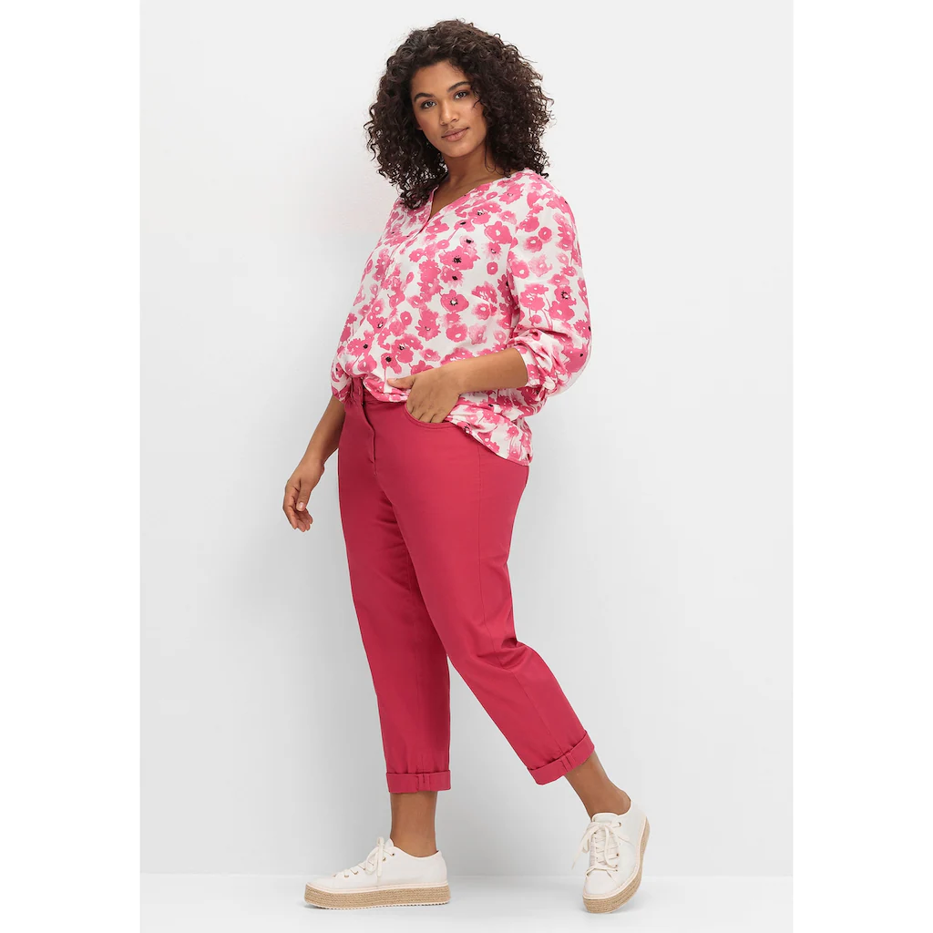 Sheego 7/8-Hose »Große Größen« In Baumwoll-Stretch-Qualität