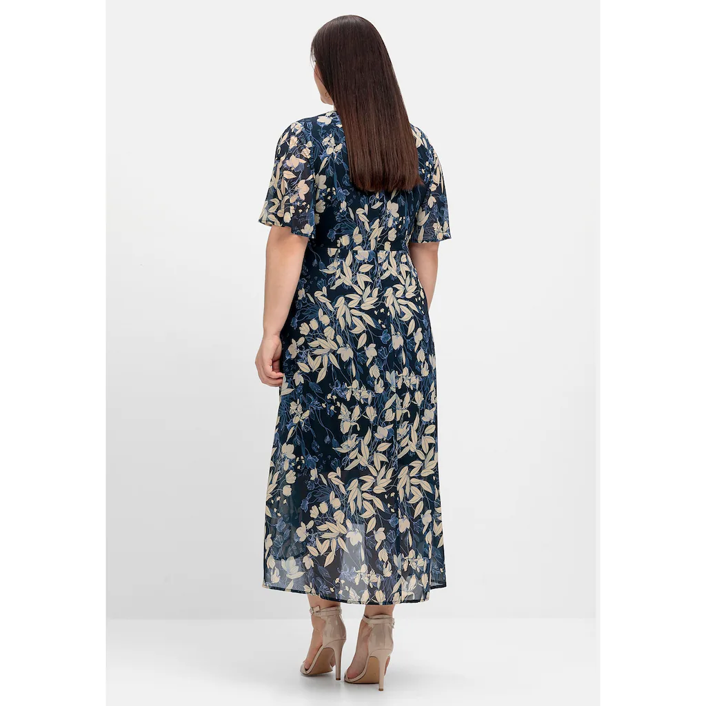 Sheego Abendkleid »Große Größen« Aus Chiffon In Wickeloptik