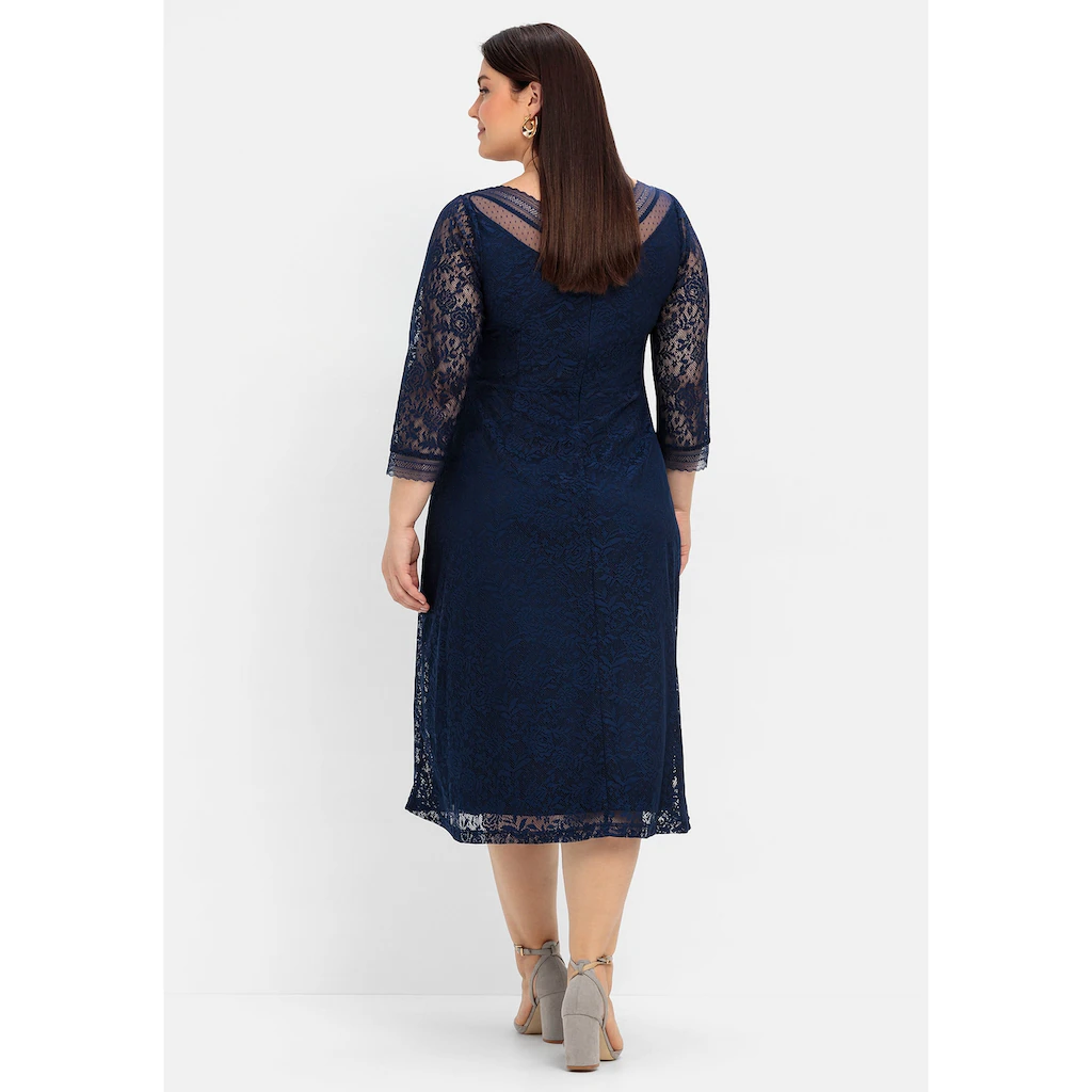 Sheego Abendkleid »Große Größen« Aus Elastischer Und Bequemer Qualität