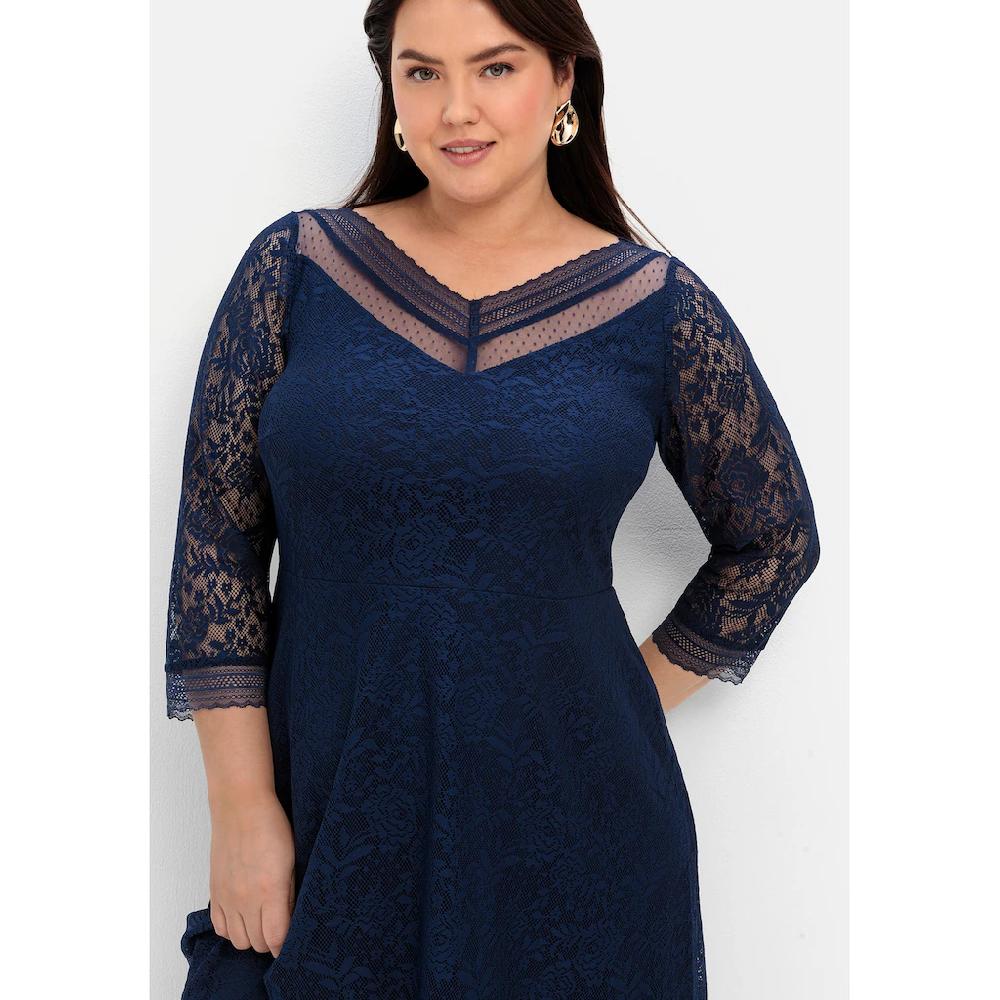 Sheego Abendkleid »Große Größen« Aus Elastischer Und Bequemer Qualität