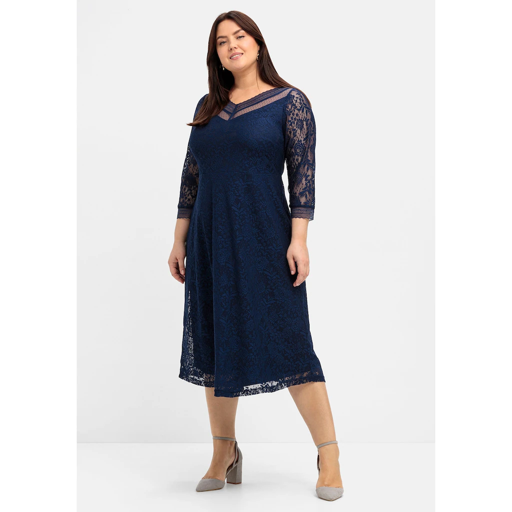 Sheego Abendkleid »Große Größen« aus elastischer und bequemer Qualität