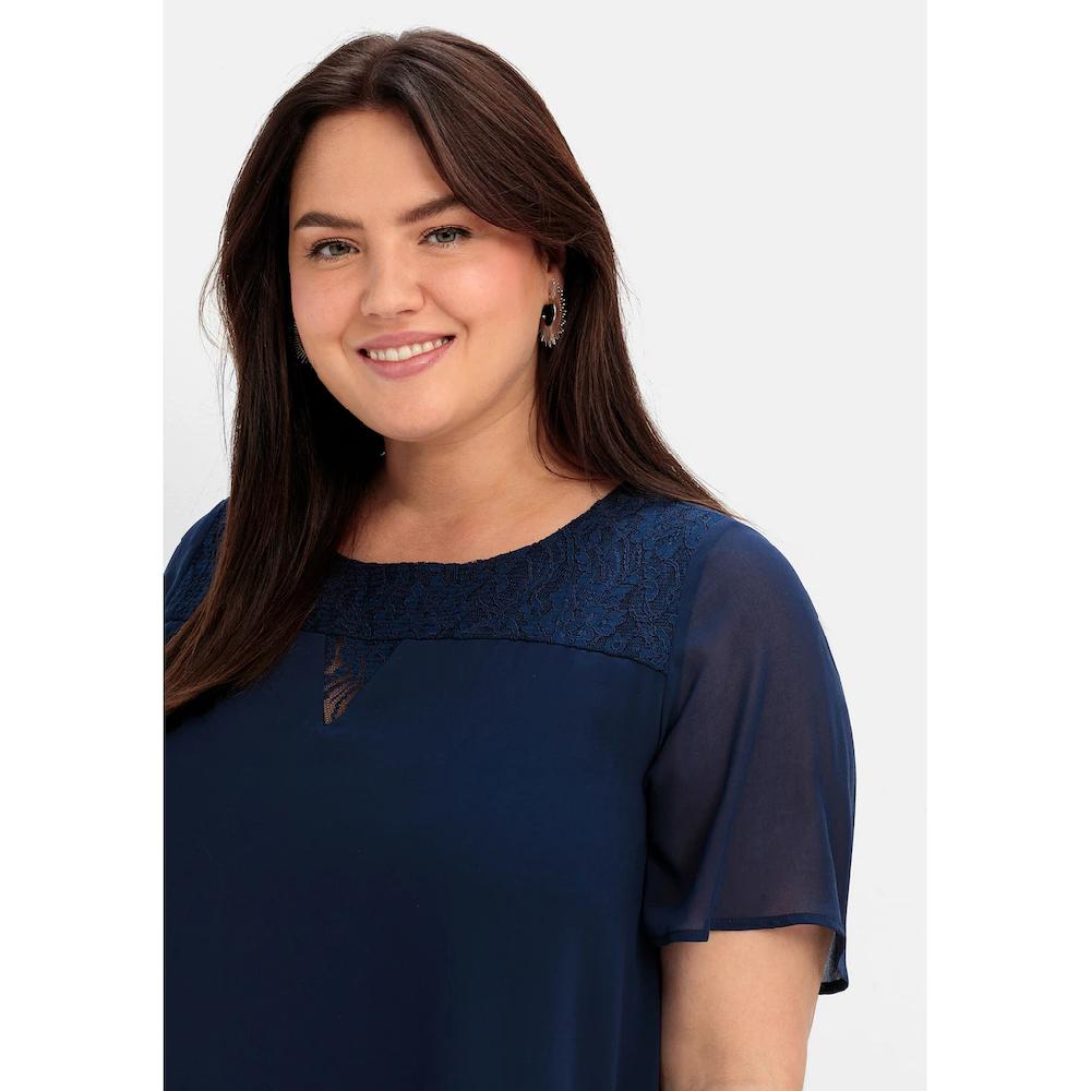 Sheego Abendkleid »Große Größen« Mit Asymetrischen Volants