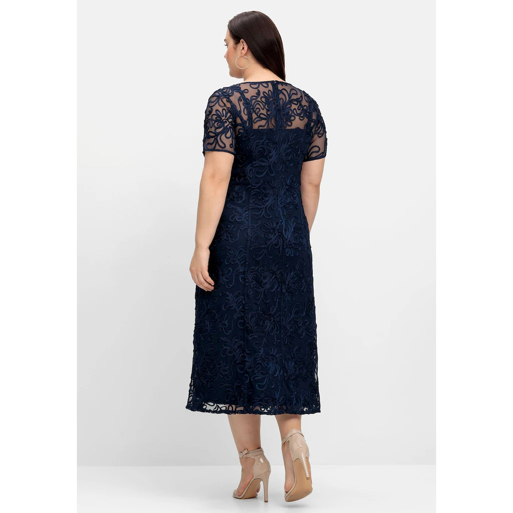 Sheego Abendkleid »Große Größen« Mit Dekorativen Zierborten