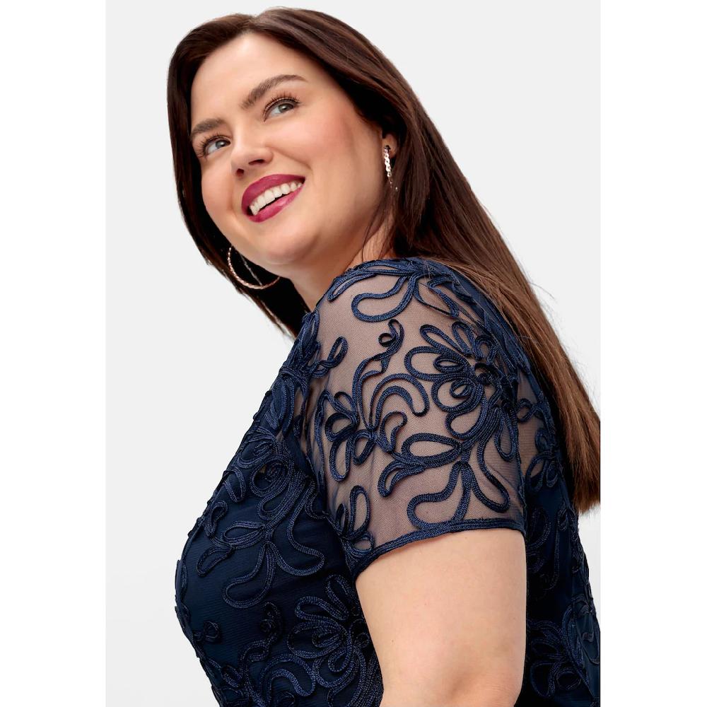 Sheego Abendkleid »Große Größen« Mit Dekorativen Zierborten