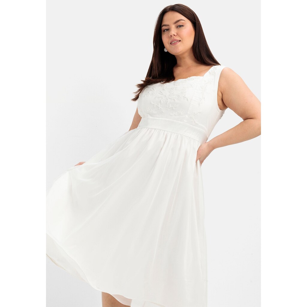 Sheego Abendkleid »Große Größen« Mit Stickerei