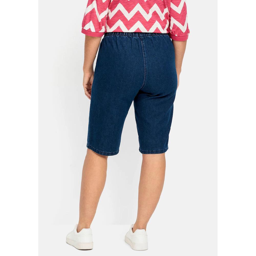 Sheego Bermudas »Große Größen« Aus Elastischer Denimqualität