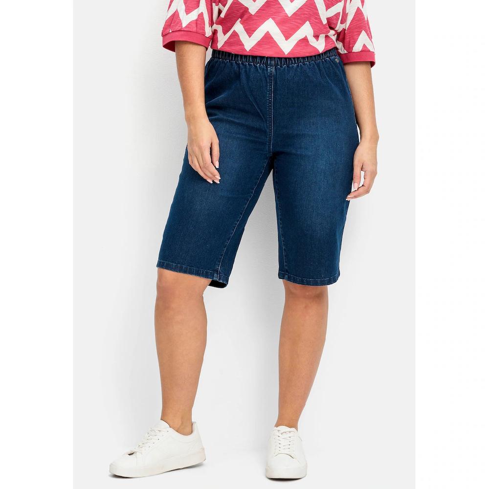 Sheego Bermudas »Große Größen« Aus Elastischer Denimqualität