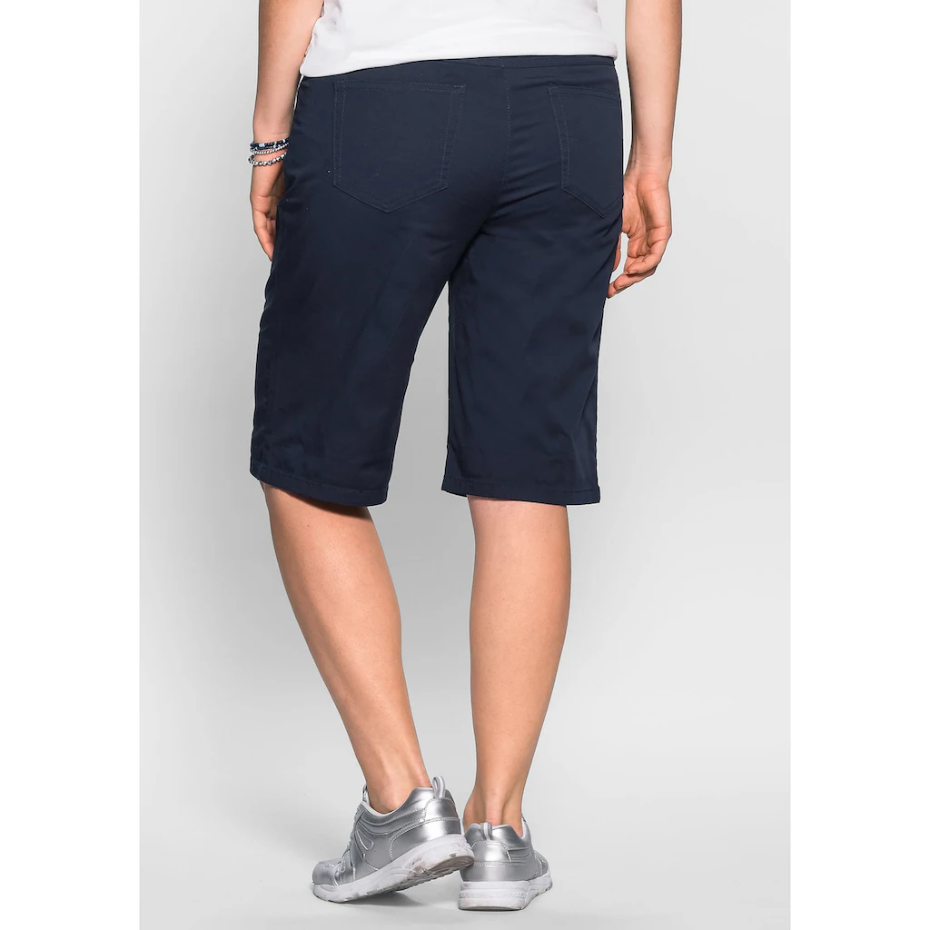 Sheego Bermudas »Große Größen« Elastische Baumwollmischung