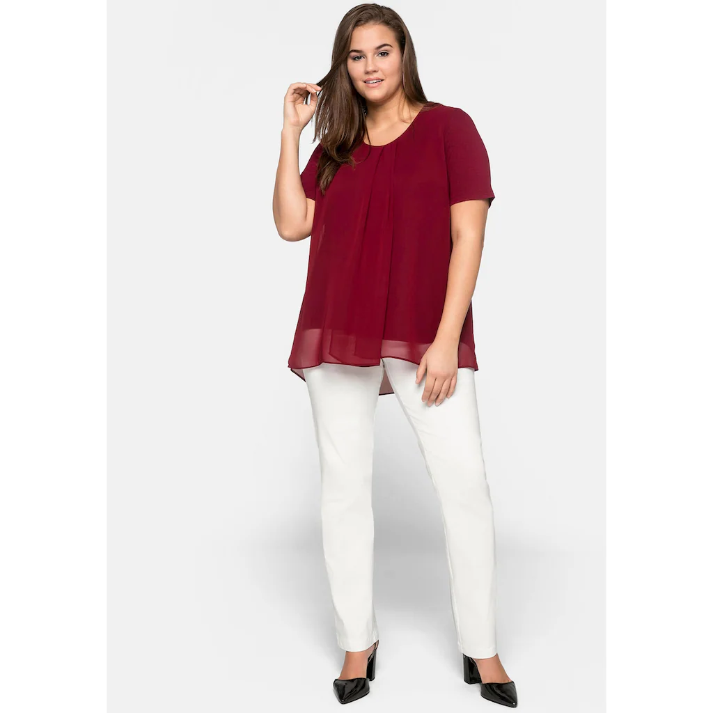 Sheego Blusenshirt »Große Größen« Im Lagenlook