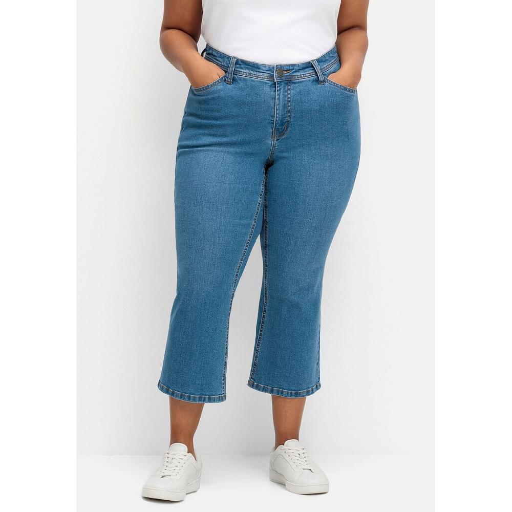 Sheego Bootcut-Jeans »Große Größen« In 7/8-Länge Curvy-Schnitt VERENA