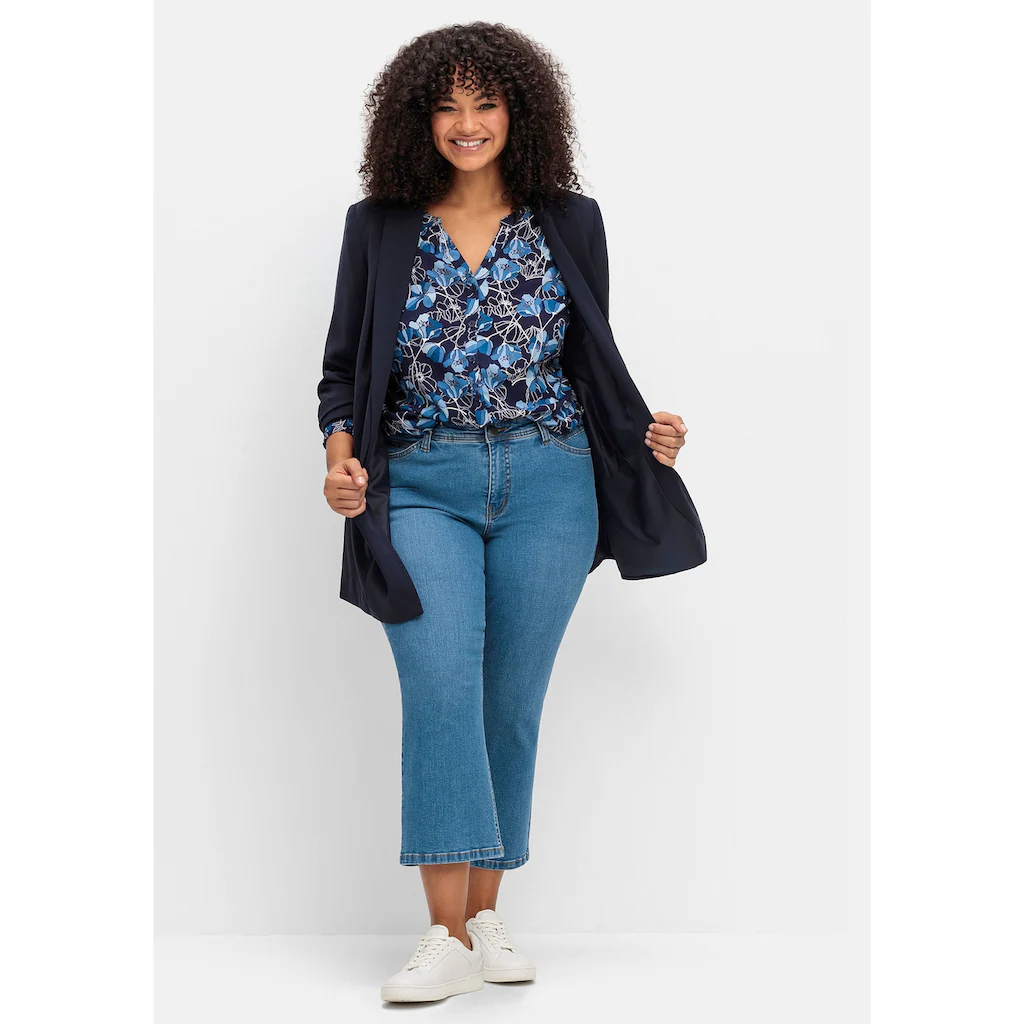 Sheego Bootcut-Jeans »Große Größen« in 7/8-Länge Curvy-Schnitt VERENA