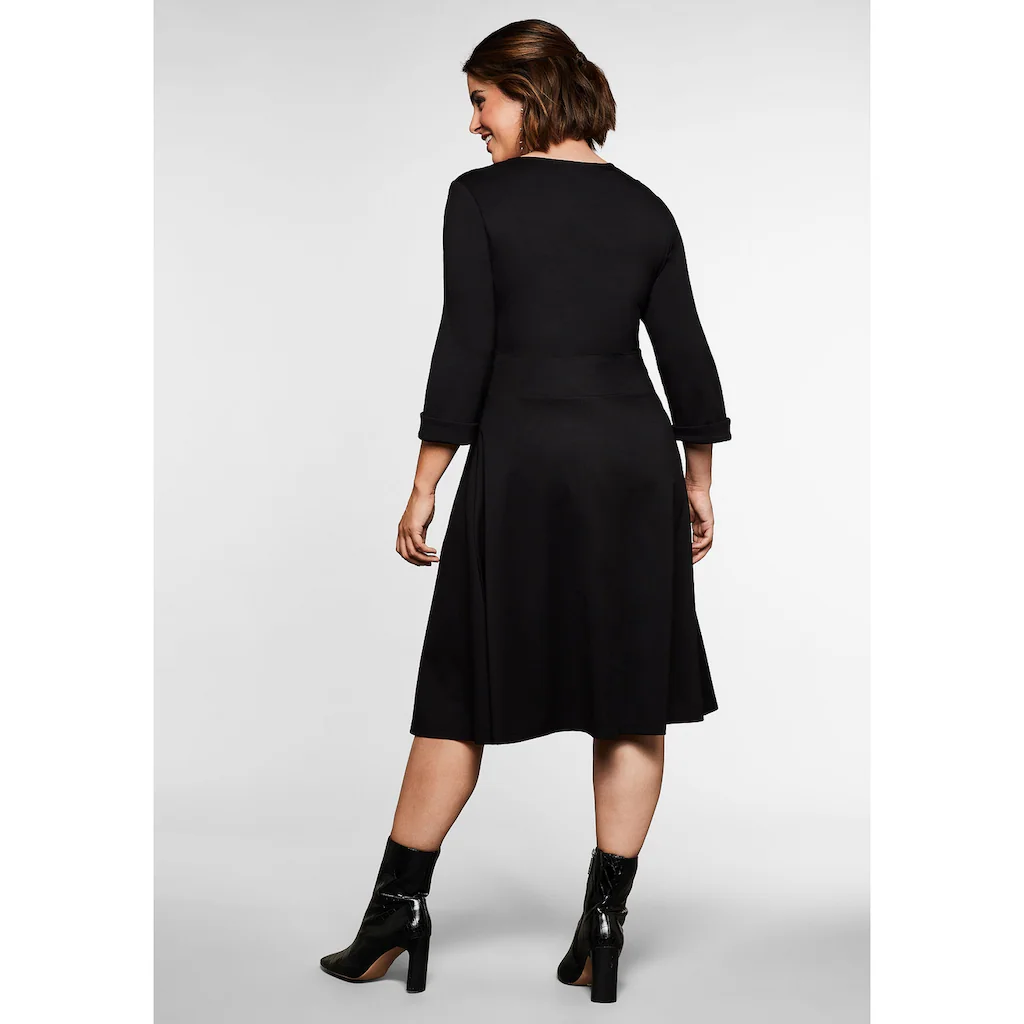 Sheego By Joe Browns Cocktailkleid »Große Größen« In Leichter A-Linie Aus Viskose-Jersey