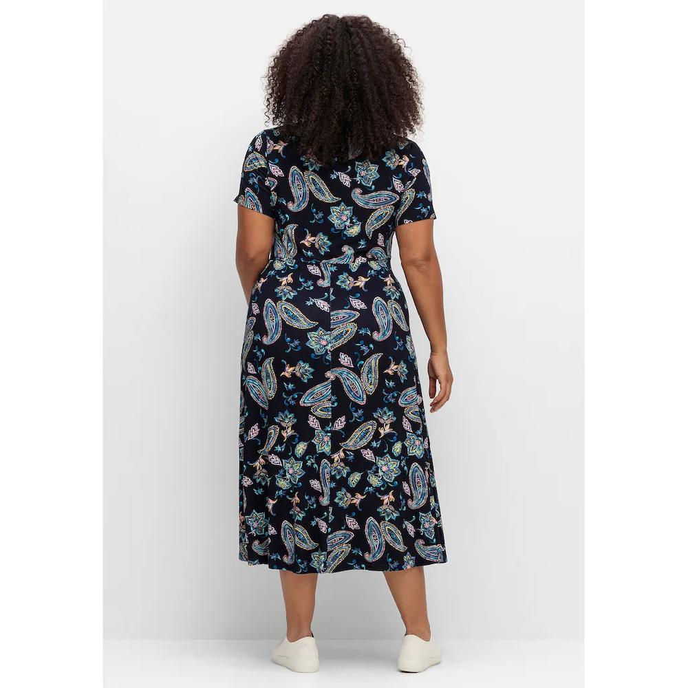 Sheego By Joe Browns Jerseykleid »Große Größen« In Midilänge Mit Blumendruck