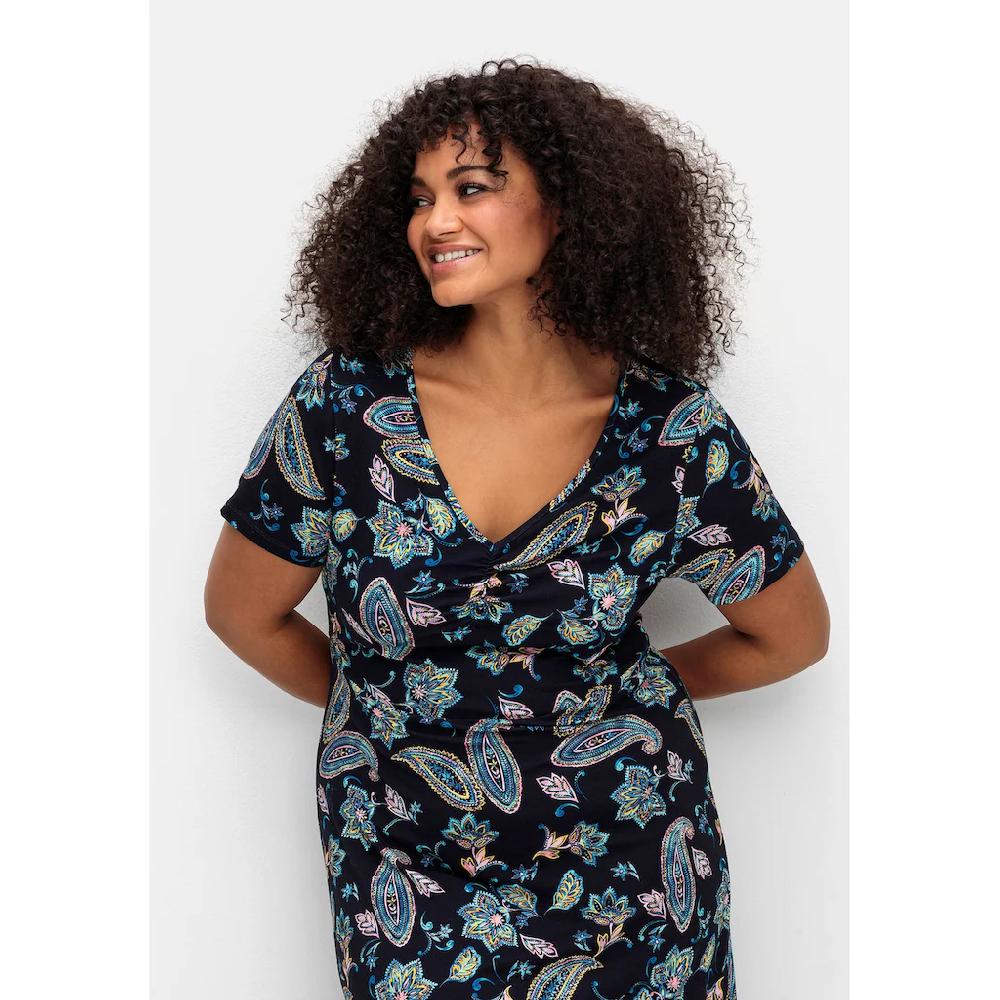 Sheego By Joe Browns Jerseykleid »Große Größen« In Midilänge Mit Blumendruck