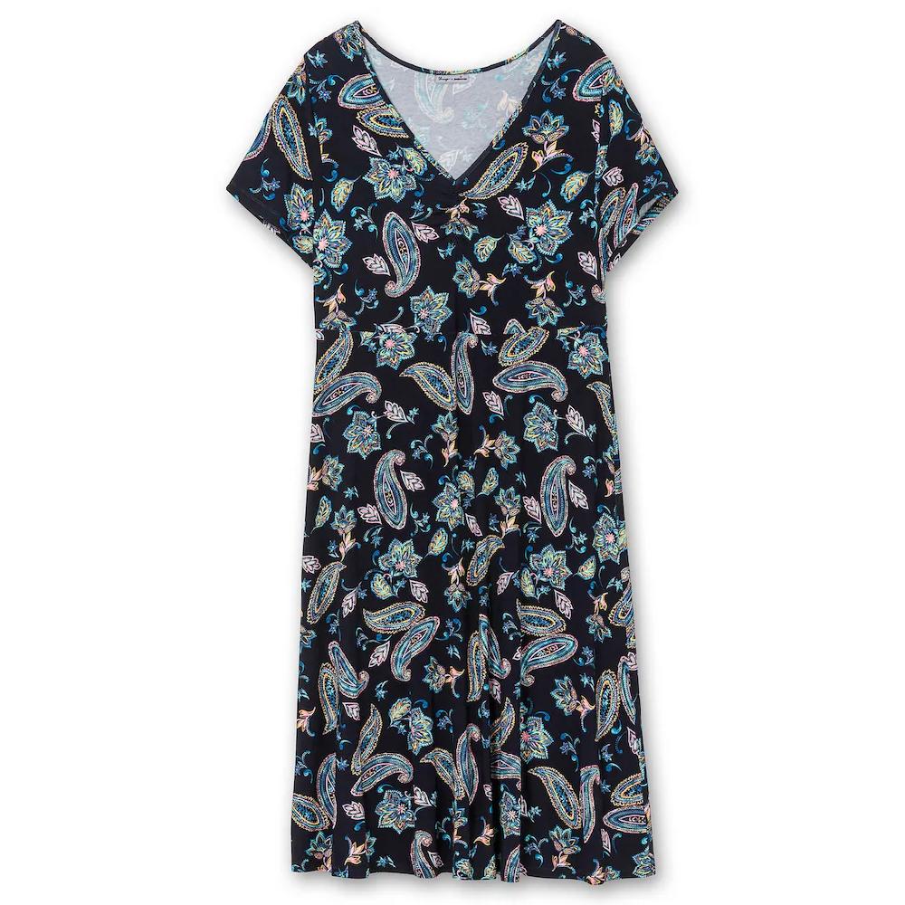Sheego By Joe Browns Jerseykleid »Große Größen« In Midilänge Mit Blumendruck
