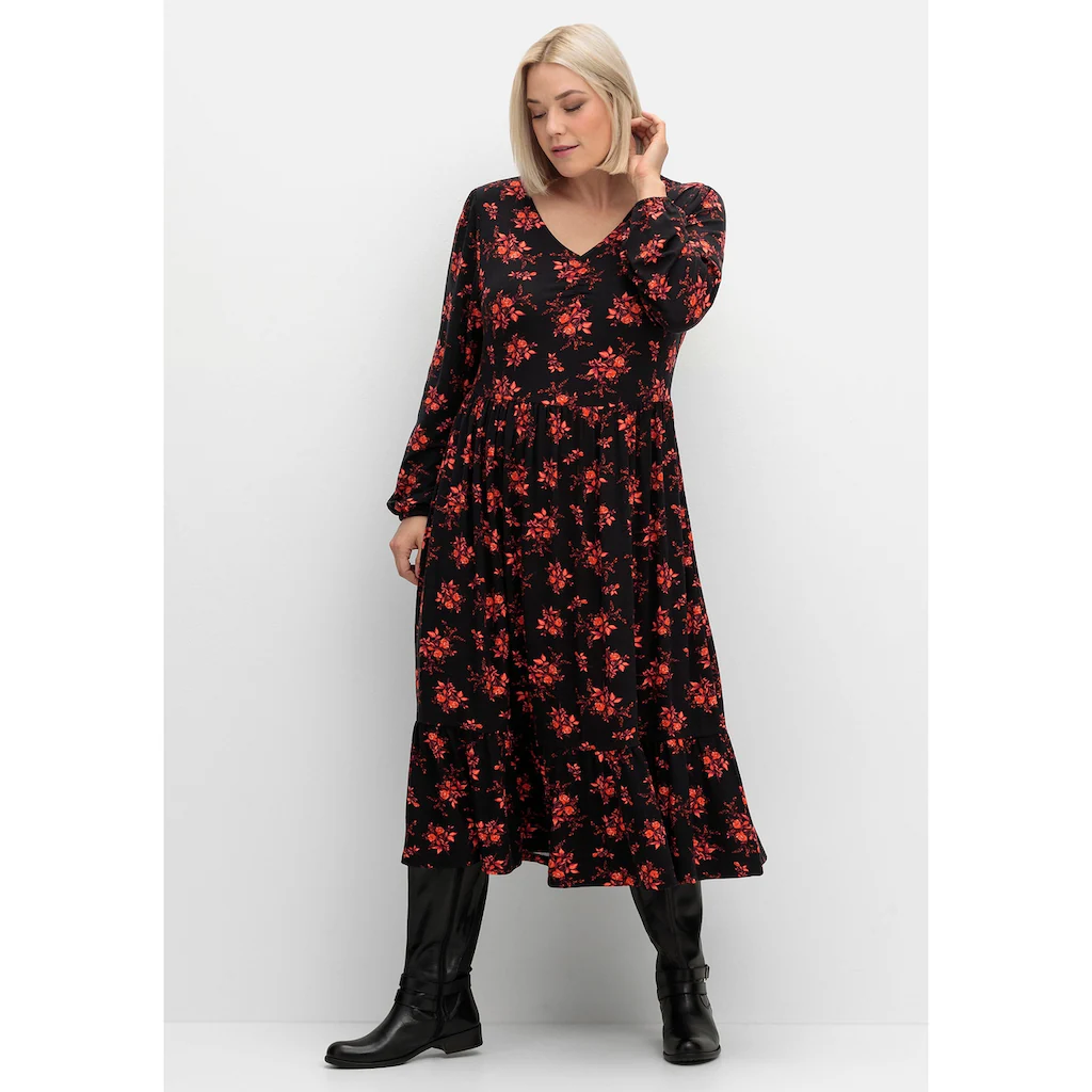 sheego by Joe Browns Jerseykleid »Große Größen« mit floralem Alloverdruck