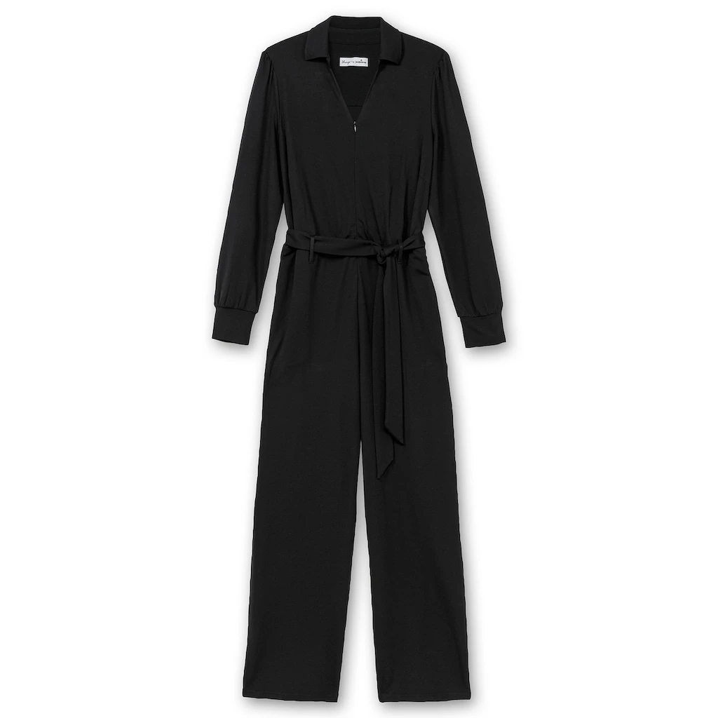 Sheego By Joe Browns Jumpsuit »Große Größen« Mit Bindegürtel Und Reißverschluss Vorn