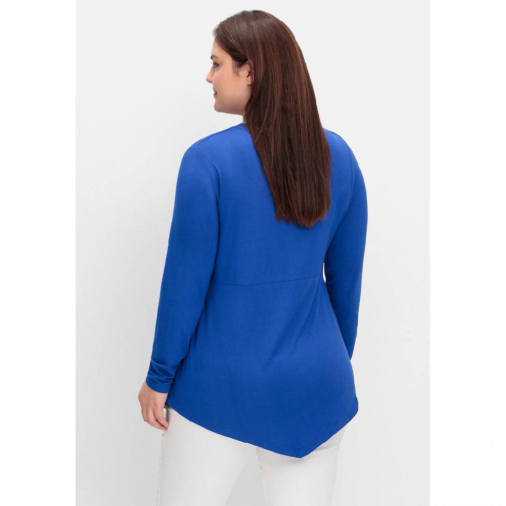Sheego By Joe Browns Longshirt »Große Größen« In Wickeloptik Mit Zierknöpfen