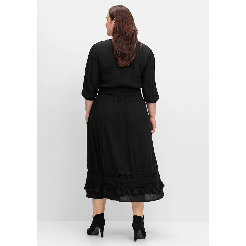 Sheego By Joe Browns Maxikleid »Große Größen« Mit Weitem Gefütterten Rockteil