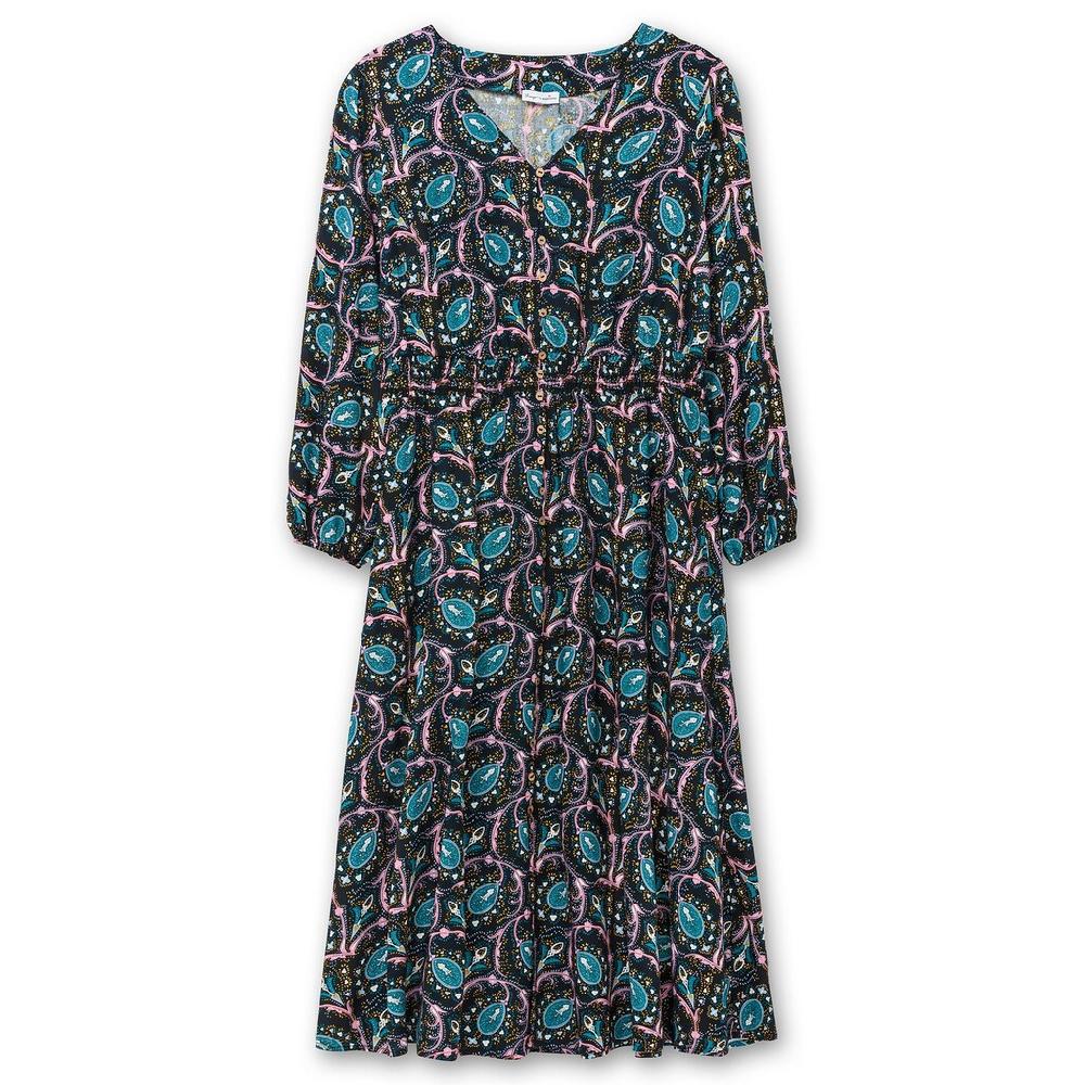 Sheego By Joe Browns Maxikleid »Große Größen« Mit Paisleyprint Und Taillen-Smokbund