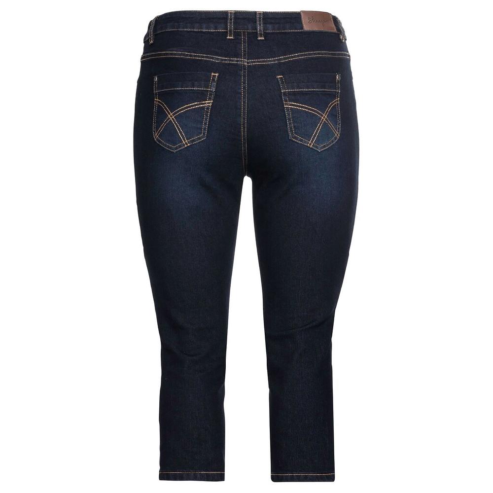 Sheego Caprijeans »Große Größen« Aus Baumwoll-Stretch Mit Kontrastnähten