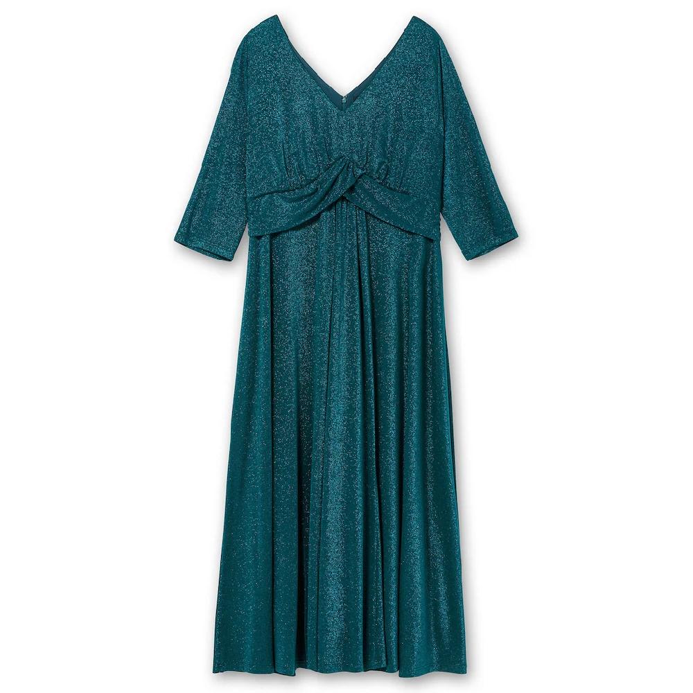 Sheego Cocktailkleid »Große Größen« Aus Jersey Im Glitzer-Look