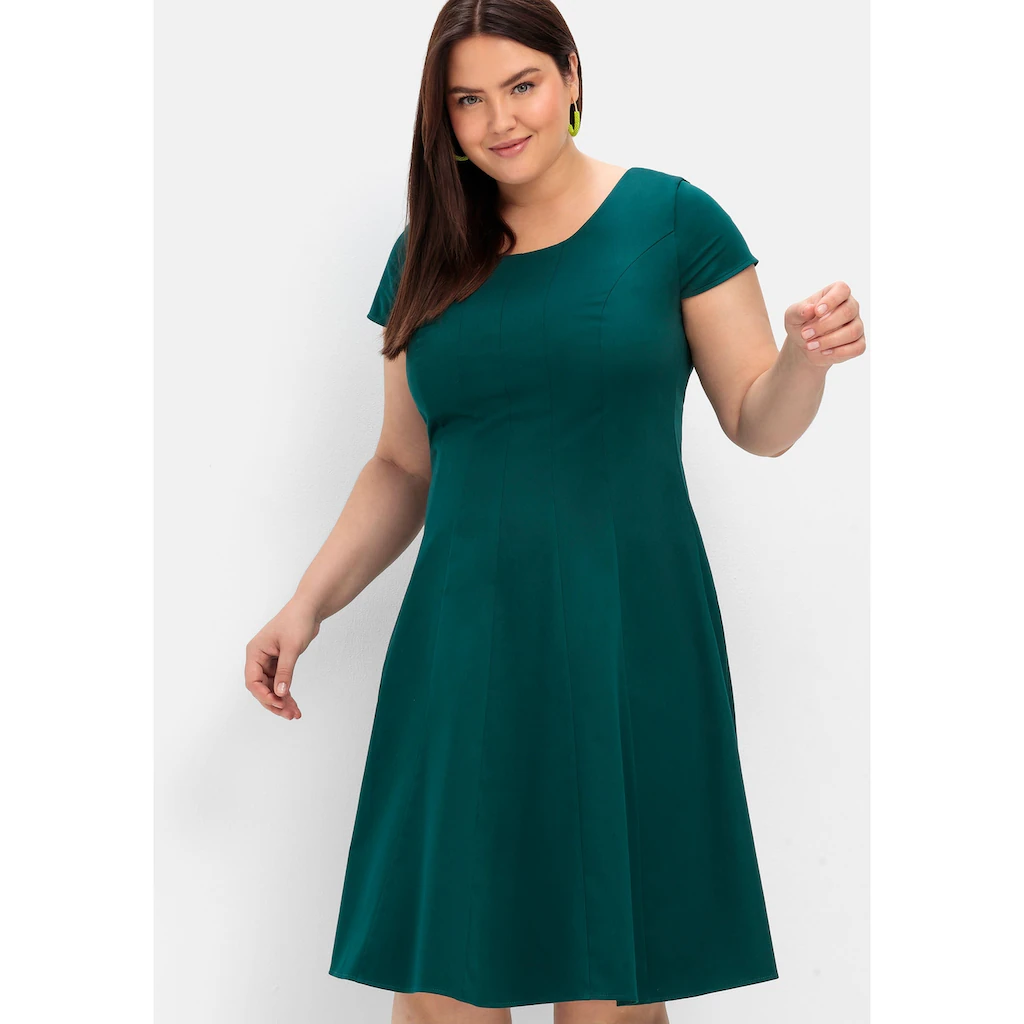 Sheego Cocktailkleid »Große Größen« In Bahnenform