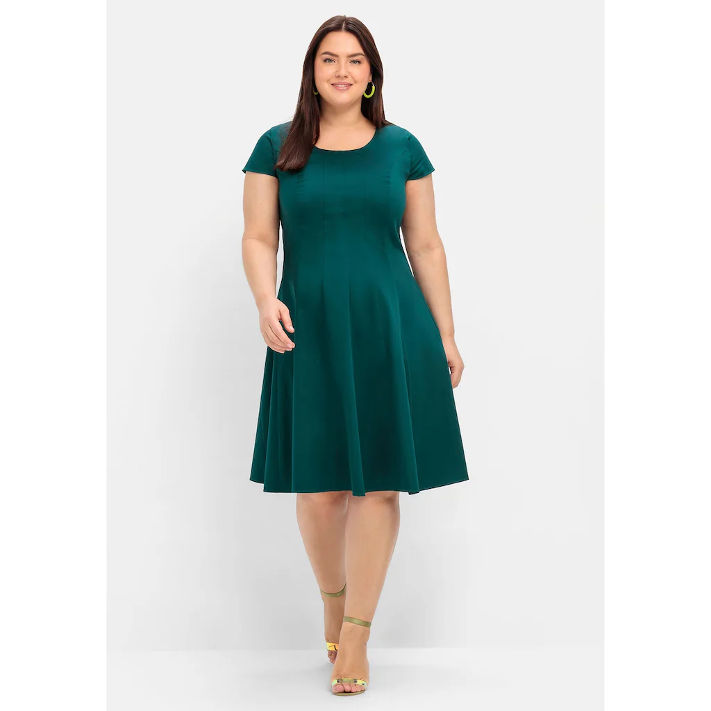 Sheego Cocktailkleid »Große Größen« in Bahnenform