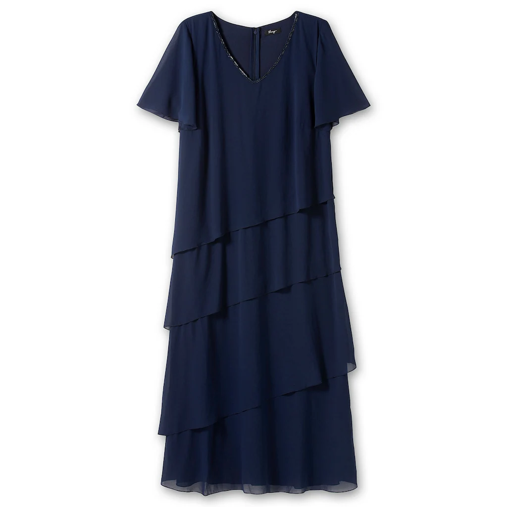 Sheego Cocktailkleid »Große Größen« In Maxi-Länge