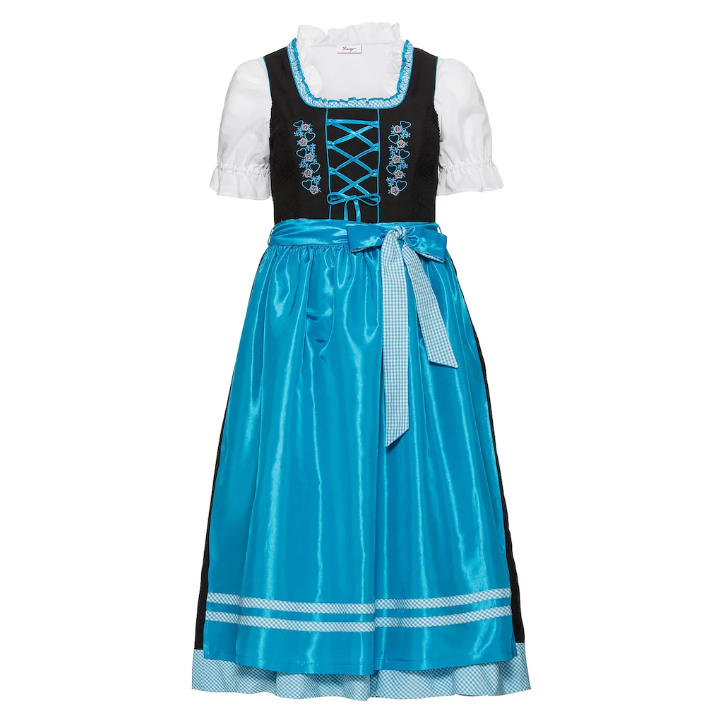 Sheego Dirndl »Große Größen« Mit Schürze 2tlg