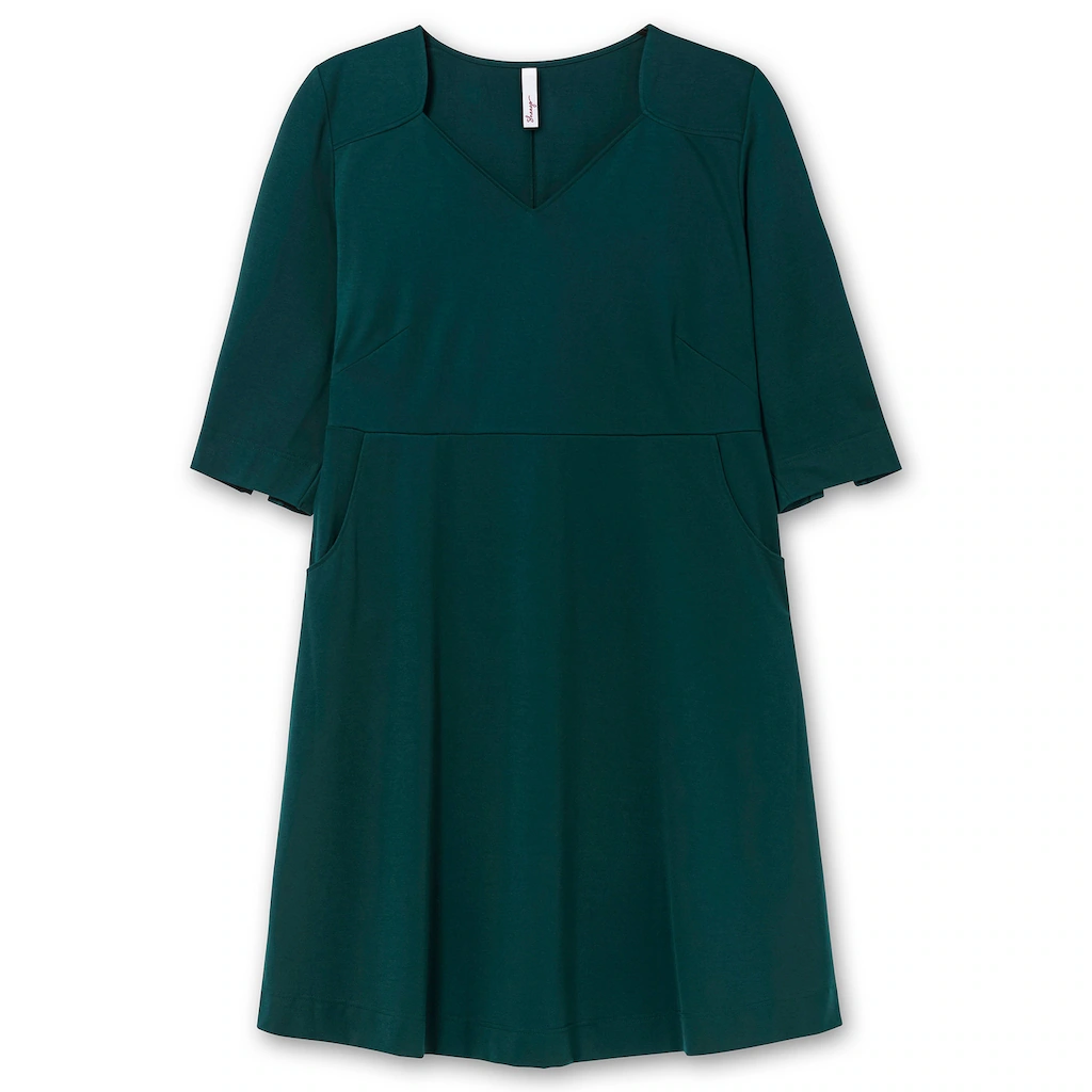 Sheego Etuikleid »Große Größen« Aus Elastischer Punto-di-Roma-Qualität