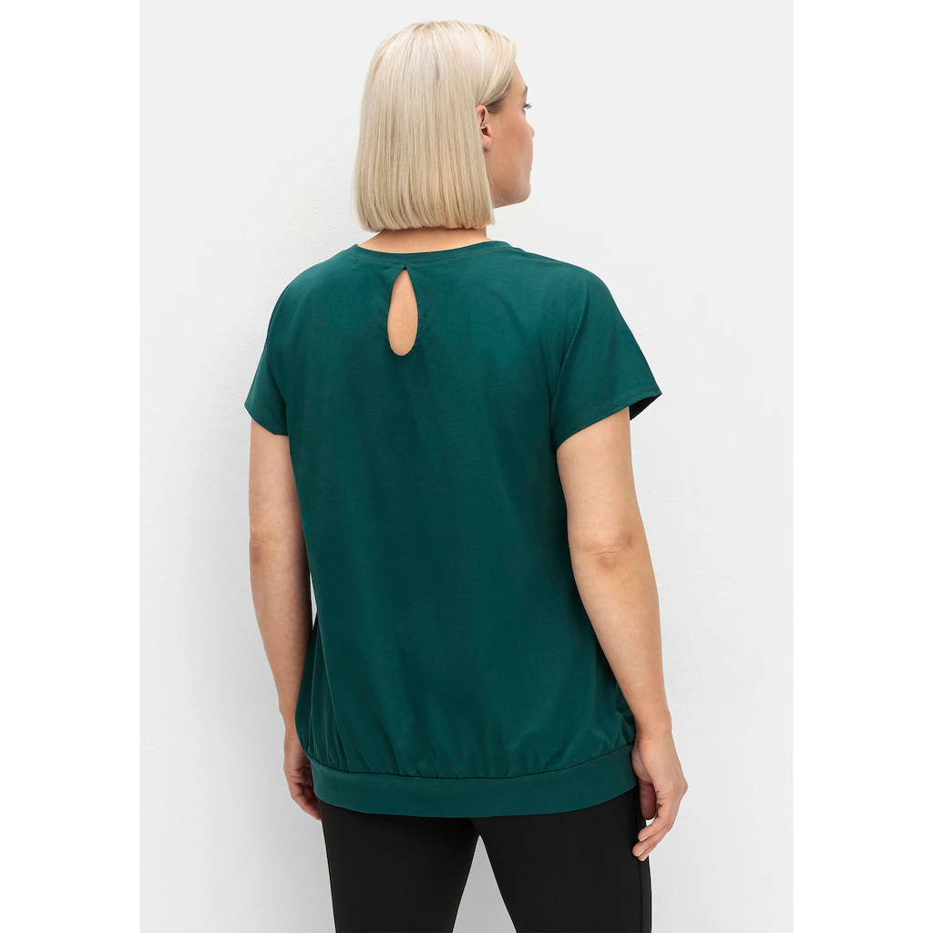 Sheego Funktionsshirt »Große Größen« Atmungsaktiv Und Mit Cut-out Im Rücken