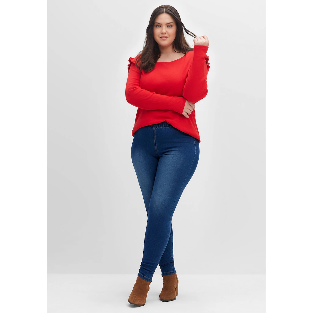 Sheego Jeansjeggings »Große Größen« im Doppelpack mit Kontrastnähten