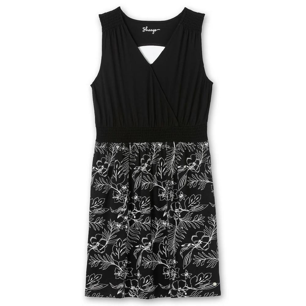 Sheego Jerseykleid »Große Größen« In Wickeloptik Mit Cut-out Hinten