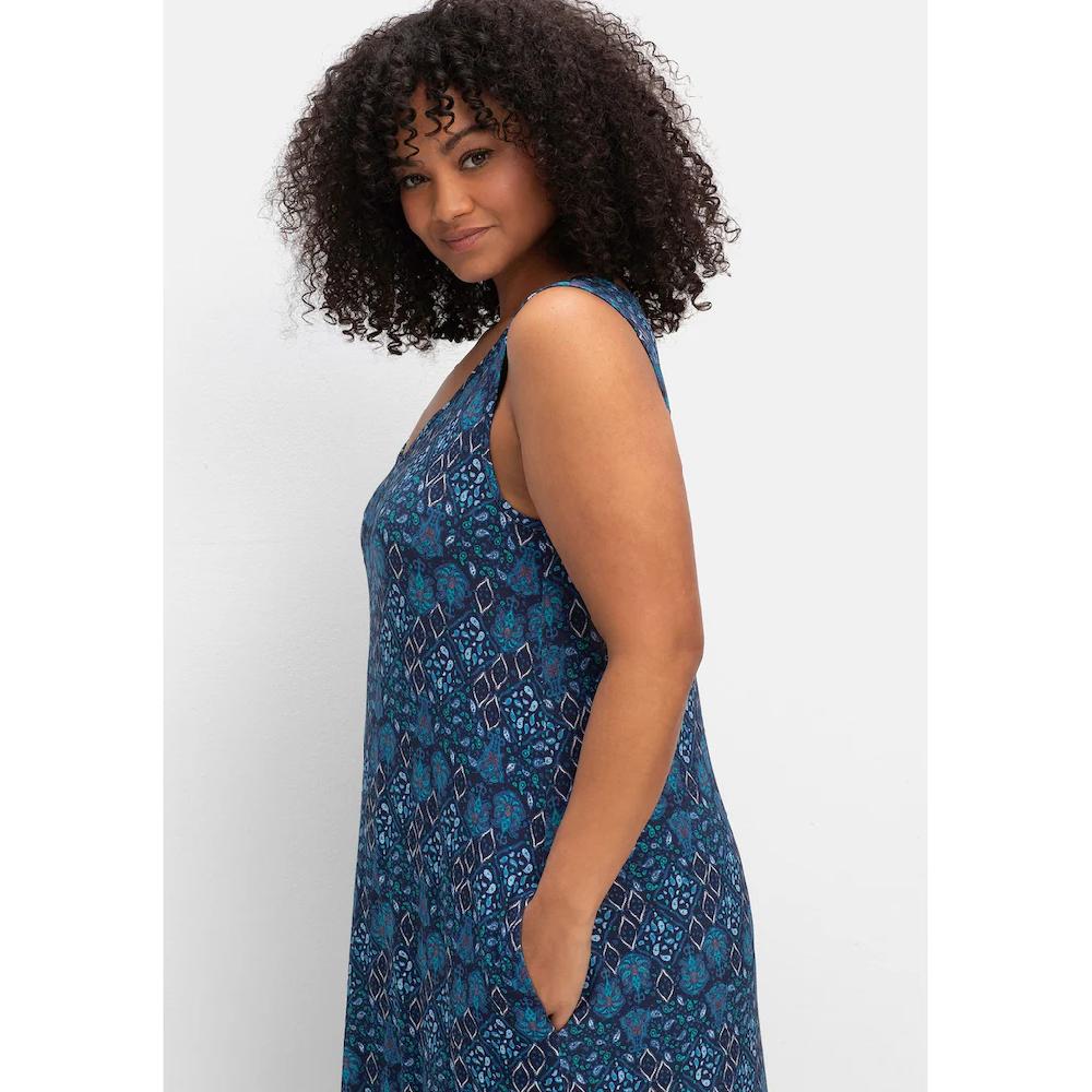 Sheego Jerseykleid »Große Größen« Mit Ornamentprint