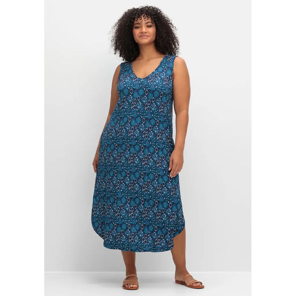 Sheego Jerseykleid »Große Größen« mit Ornamentprint