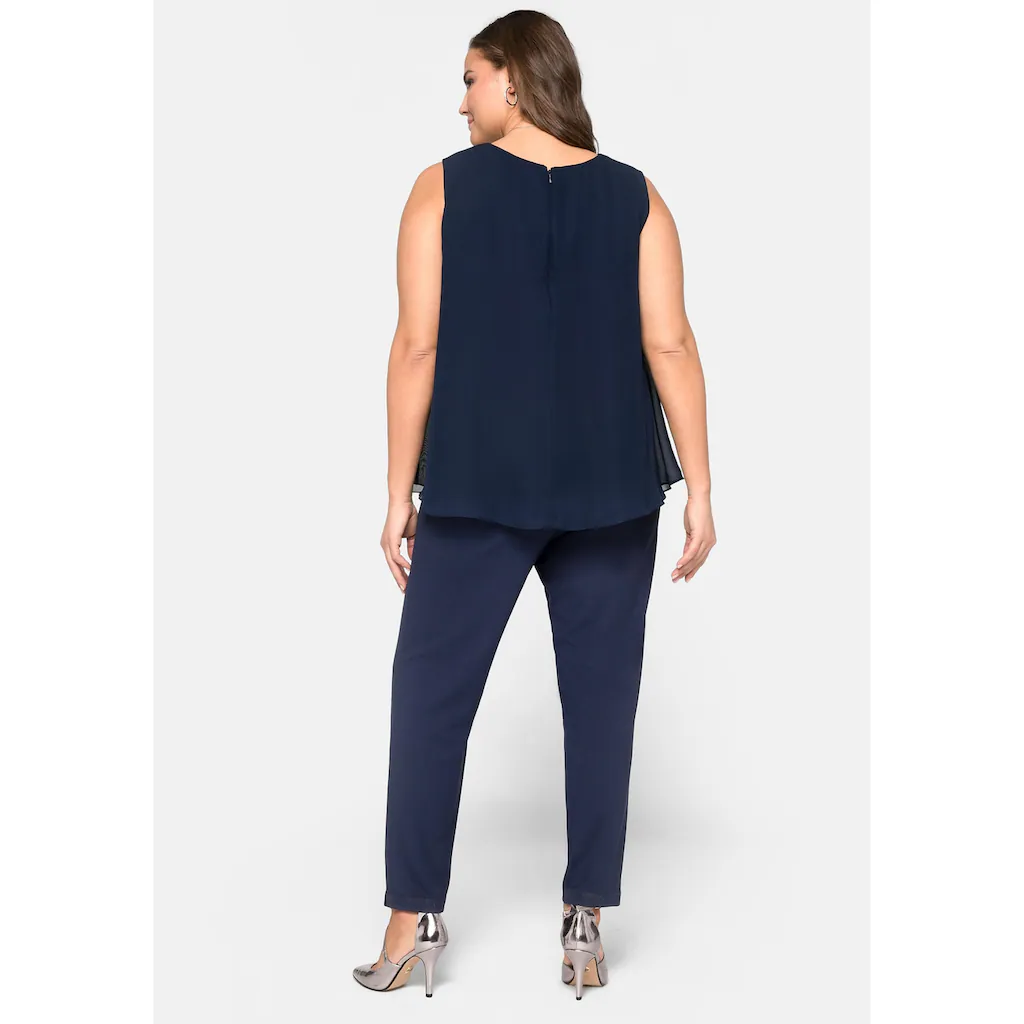 Sheego Jumpsuit »Große Größen« Im Lagenlook