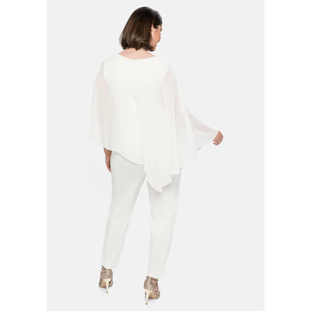 Sheego Jumpsuit »Große Größen« Im Lagenlook Mit Fledermausärmeln